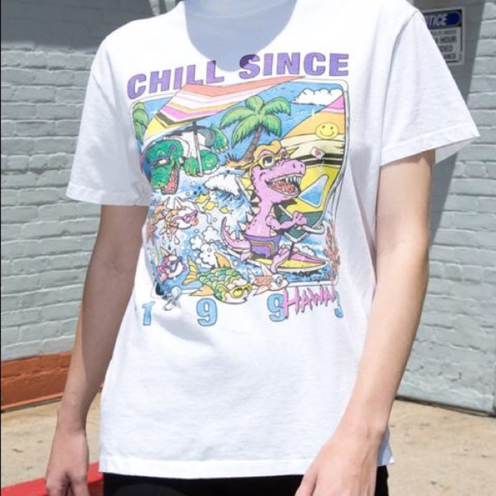 brandy melville chill since 1993 hawaii top